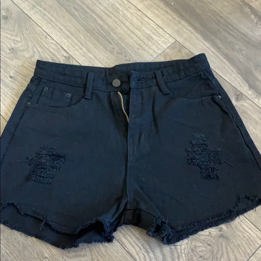 Black shorts